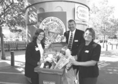 Cllr. Louise Bloom and Eastleigh's Recycling Officers