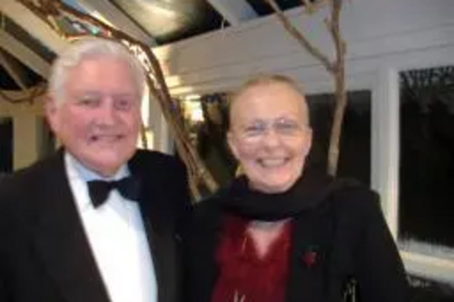 Cllr Derek Hardy and 2008 candidate Jackie Anslow at the recent Civic Dinner