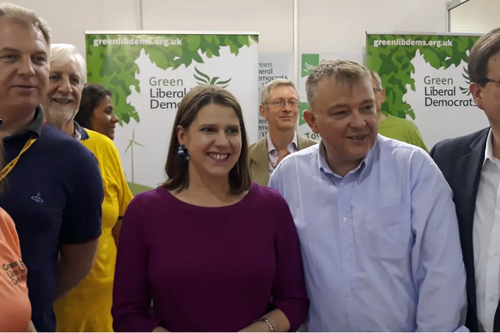 GLD Stall - visit from Jo Swinson