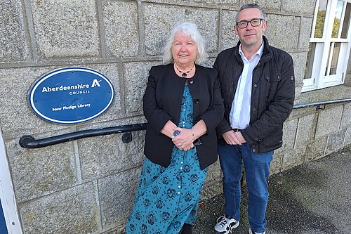 Cllr Anne Simpson with Candidate Ian Bailey