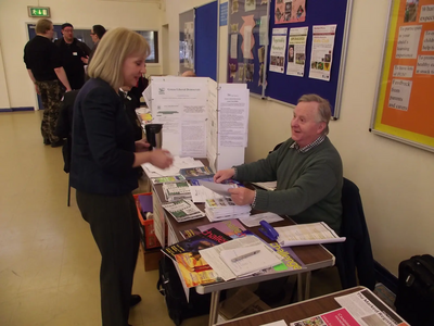 The Green Liberal Democrats stall at the 2013 North West Regional Spring Conference