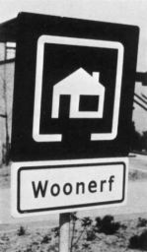 Road sign, Woonerf (photo: ANWB)