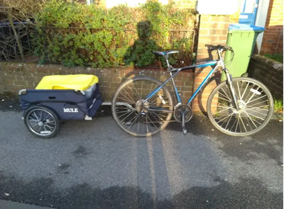 Biocycle Southampton's bike and trailer